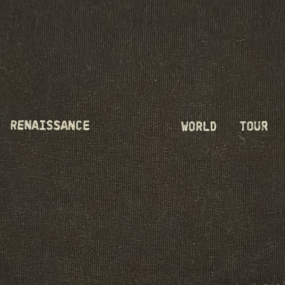 Official Beyoncé Renaissance World Tour T-Shirt Size Small - Picture 6 of 16